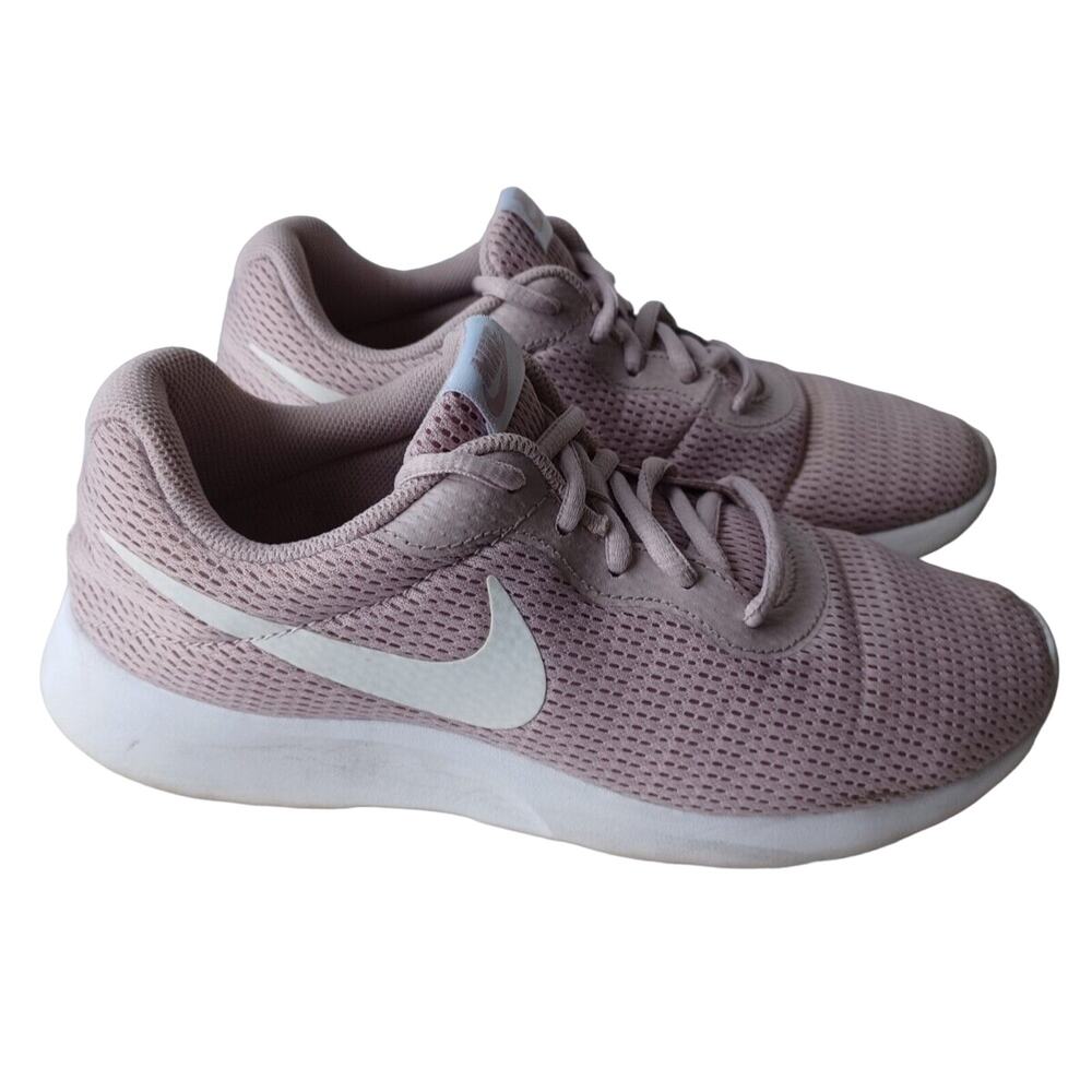 Nike Tanjun Particle Rose Pink Mesh Running Shoes Women's Size 7.5 812655-605